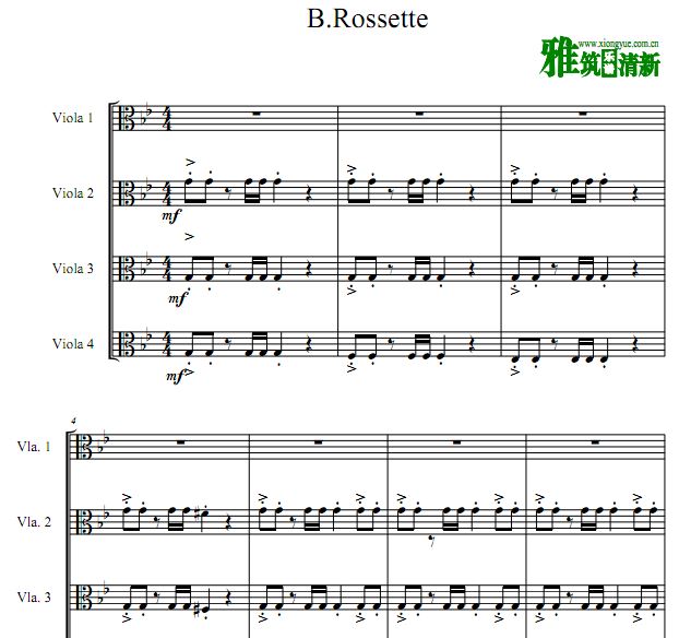 白色巨塔中提琴四重奏谱