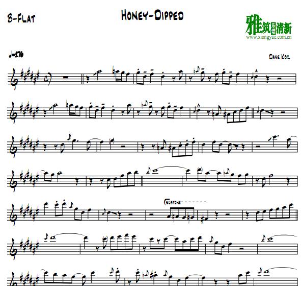 Dave Koz - Honey Dipped 萨克斯谱Tenor