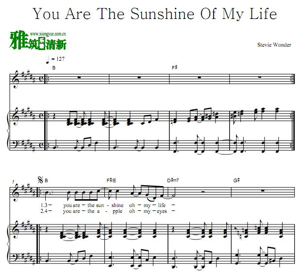 Stevie Wonder - You Are The Sunshine Of My Life ԭ 
