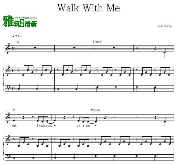Bella Thorne - Walk With Me ٵ
