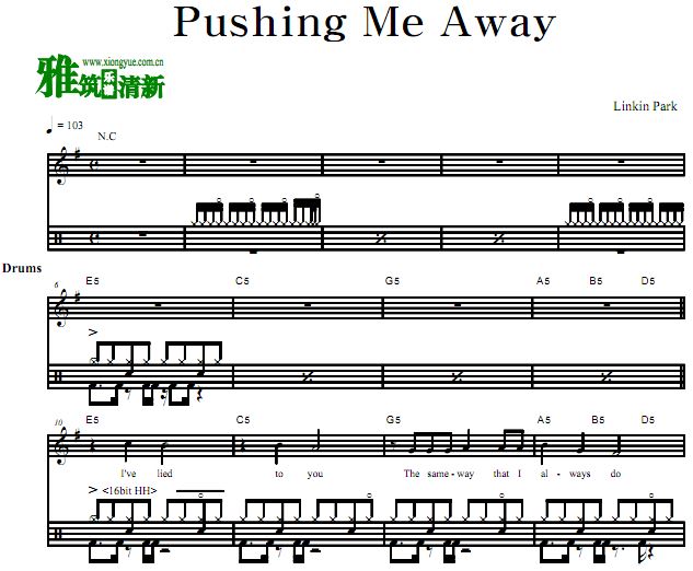 Linkin Park - Pushing Me Away ӹ