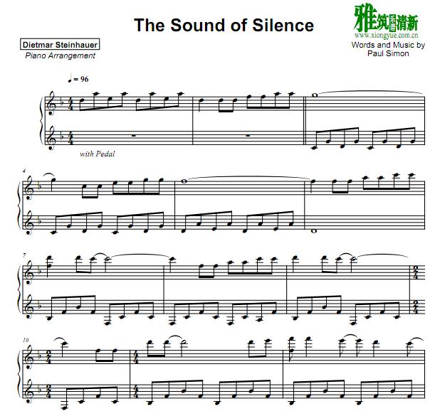 Dietmar Steinhauer - The Sound of Silence钢琴谱
