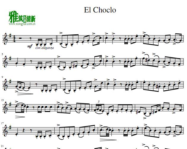 El Choclo 小号谱 
