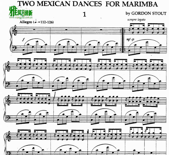 Gordon Stout - Two Mexican Dancesְ