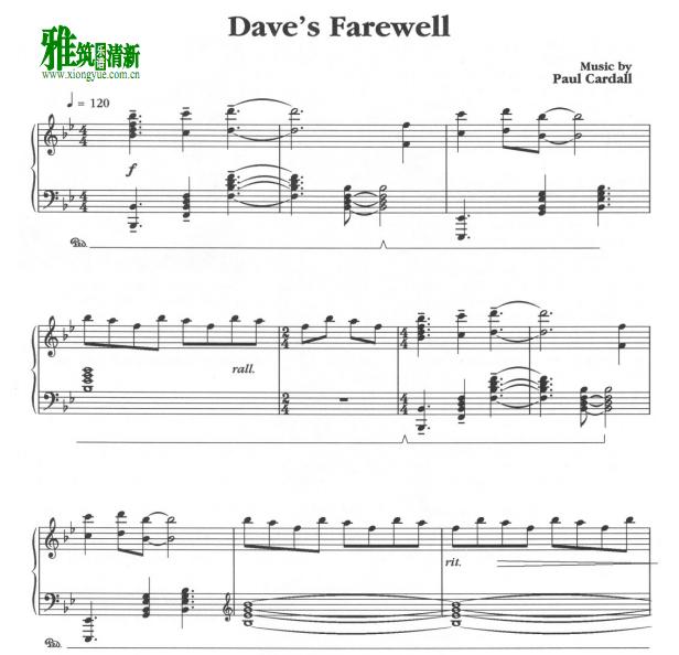 Paul Cardall - Dave's Farewell 