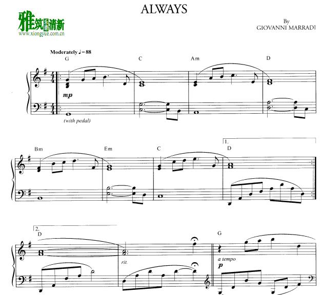 Giovanni Marradi - Always