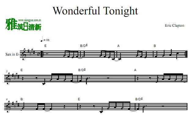 Eric Clapton - Wonderful Tonight 