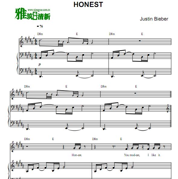 Justin Bieber - Honest   