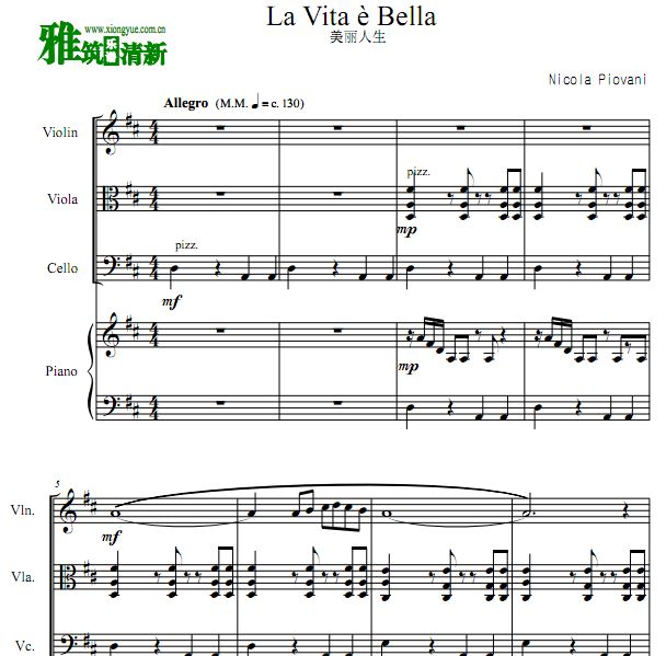  La Vita E Bella ָ