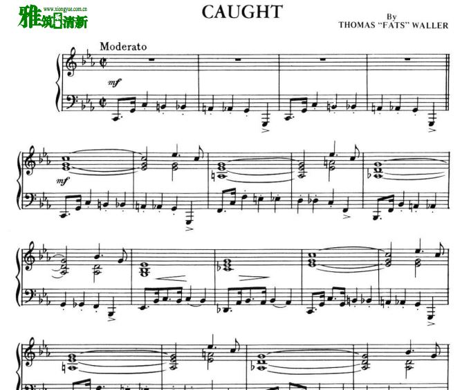 戴夫·布鲁贝克爵士钢琴谱 Dave Brubeck － CAUGHT 钢琴谱