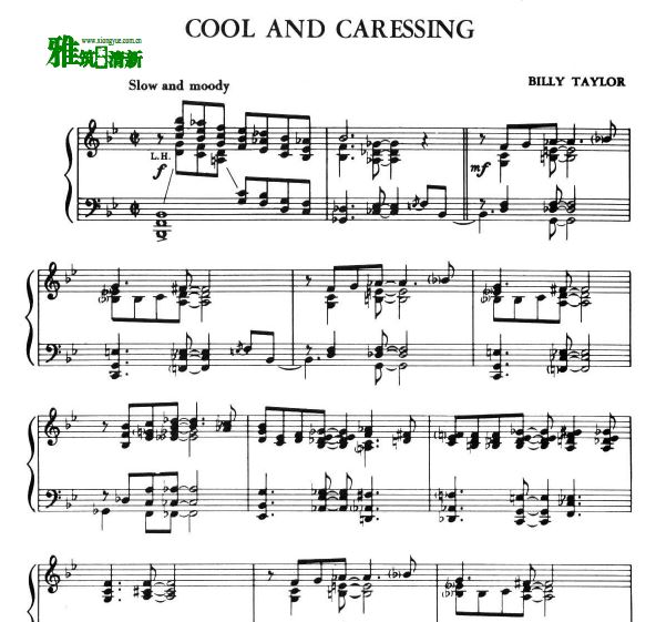 戴夫·布鲁贝克 COOL AND CARESSING爵士钢琴谱
