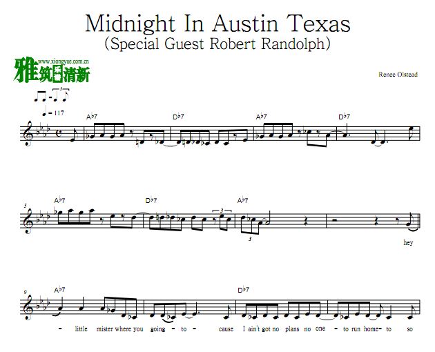 Renee Olstead - Midnight In Austin Texas ԭ 
