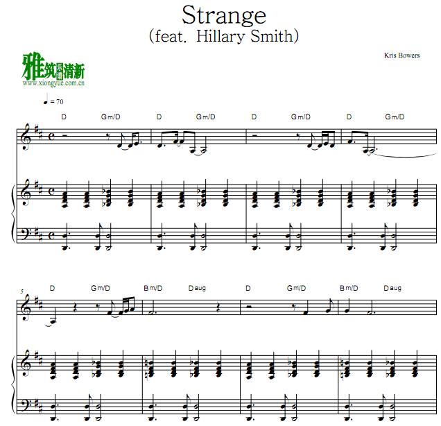Bridgerton - Strange小提琴钢琴谱