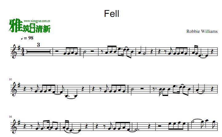Fell 小号谱