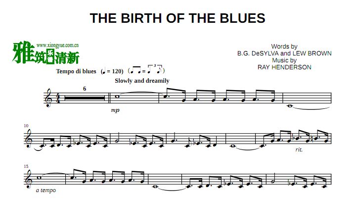 The Birth of the Blues ˹