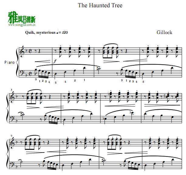William Gillock - The Haunted Tree钢琴谱
