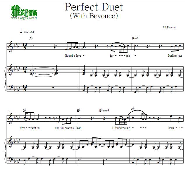 Ed Sheeran Beyonce - Perfect Duetٰ