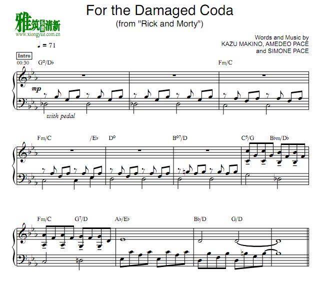 ˺Ī Evil Morty Theme - For The Damaged Coda
