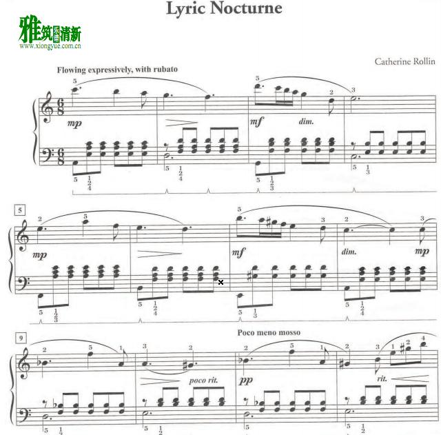 Catherine Rollin - lyric nocturne