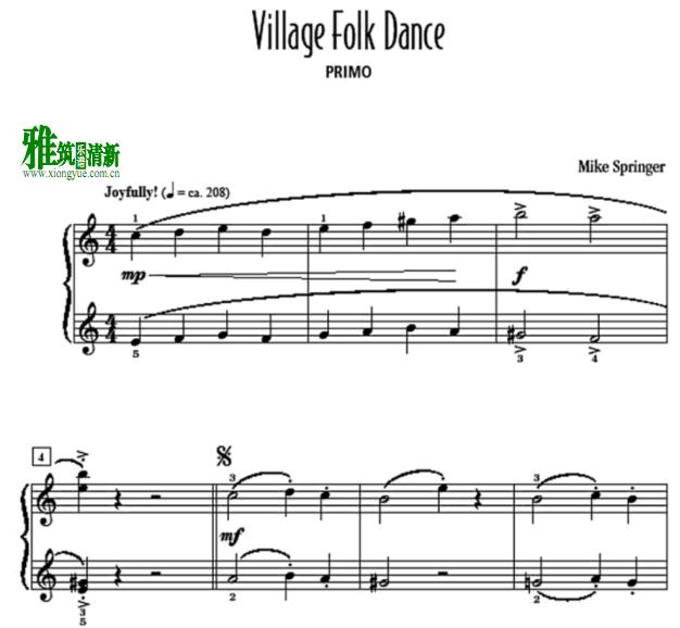 Mike Springer - Village Folk Dance2