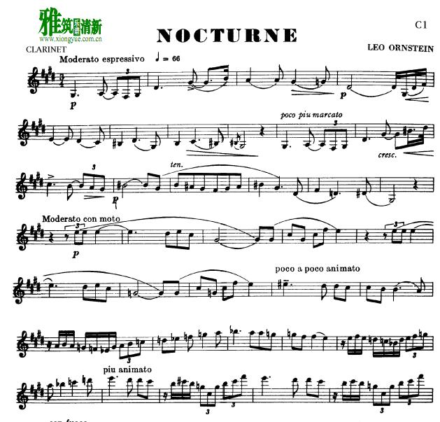 ·¶˹̹ Leo Ornstein - NOCTURNE ɹ