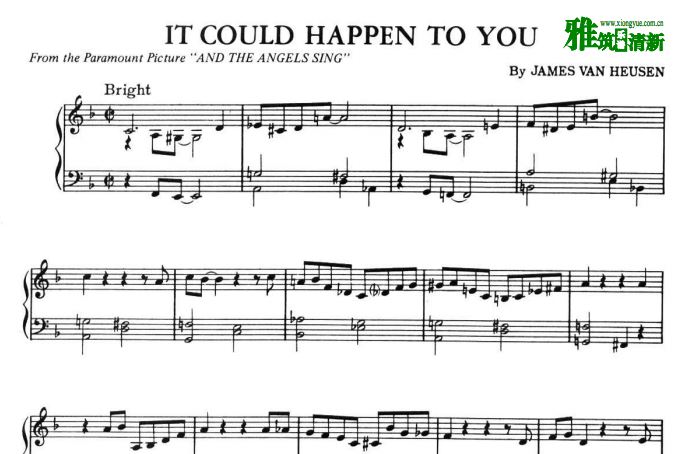 Dave Brubeck - IT COULD HAPPEN TO YOU钢琴谱