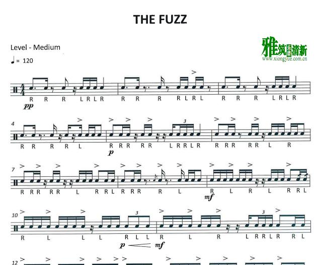 manuel hofer - the fuzz小军鼓谱