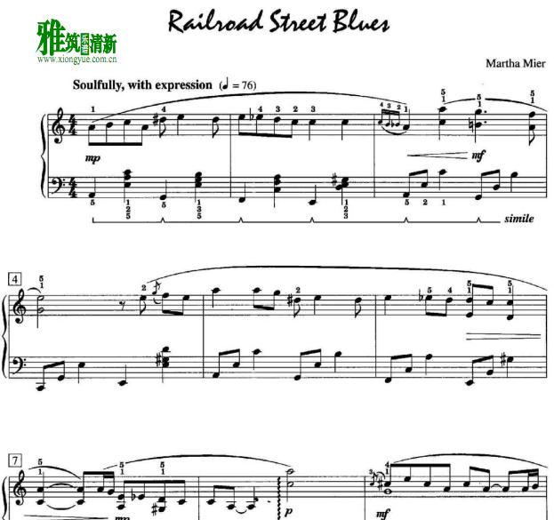 Martha Mier - Railroad Street Blues
