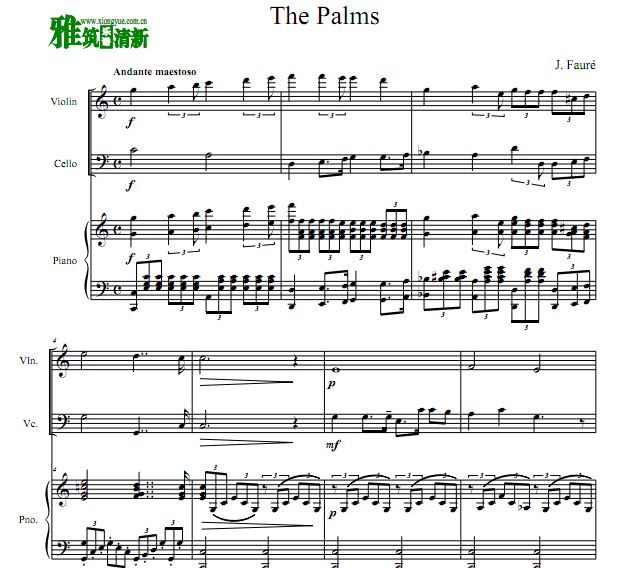  J. Fauré - The Palms 