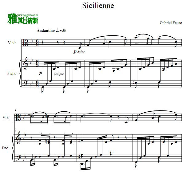   Sicilienne Op.78ٸٺ