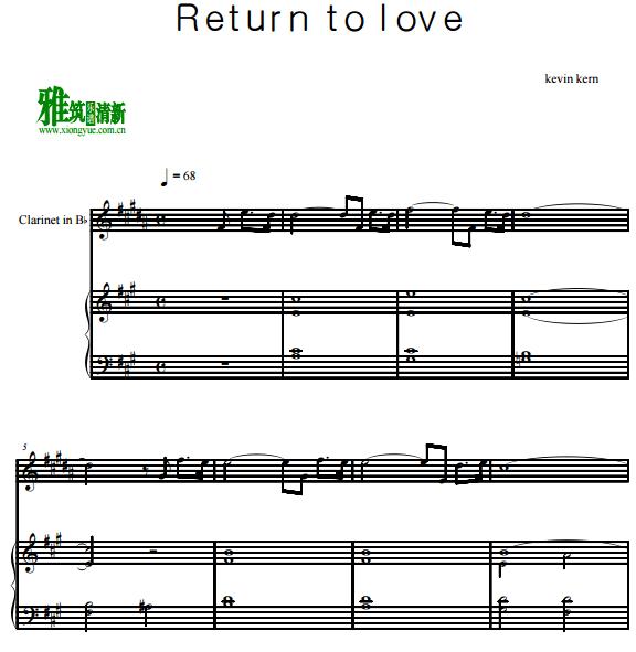 kevin kern - Return To Loveɹٰܸ