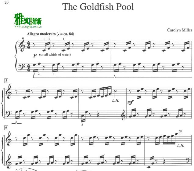 Carolyn Miller - The Goldfish Pool 钢琴谱