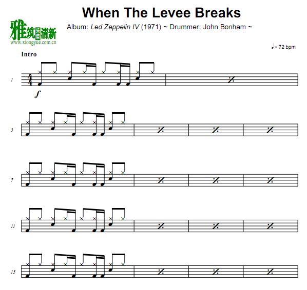 Led Zeppelin - When The Levee Breaks 