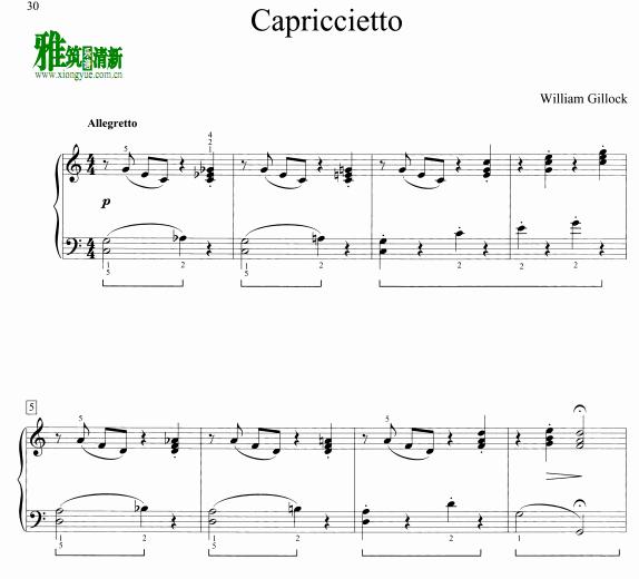 William Gillock - capriccietto