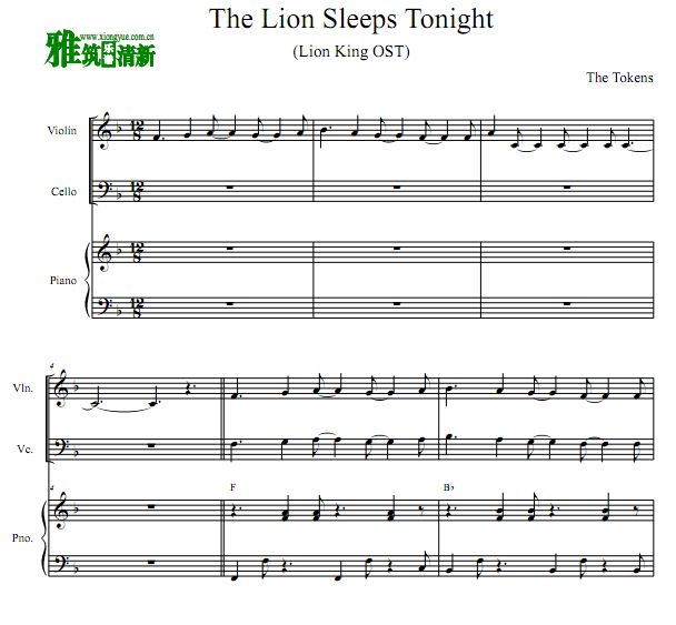 The Lion Sleeps Tonight 