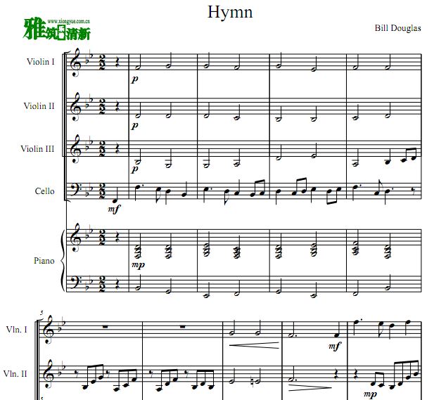 Bill Douglas - Hymn С