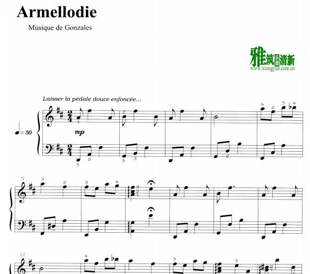 Chilly Gonzales - Armellodie钢琴谱