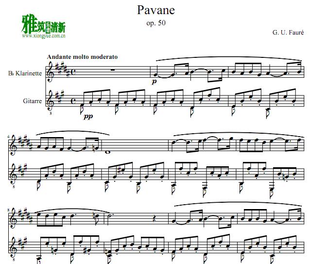   Faure Pavane Op. 50ɹܼ