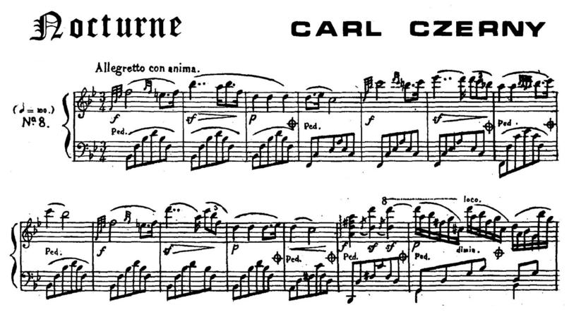 Carl Czerny Nocturne op.368 no.8