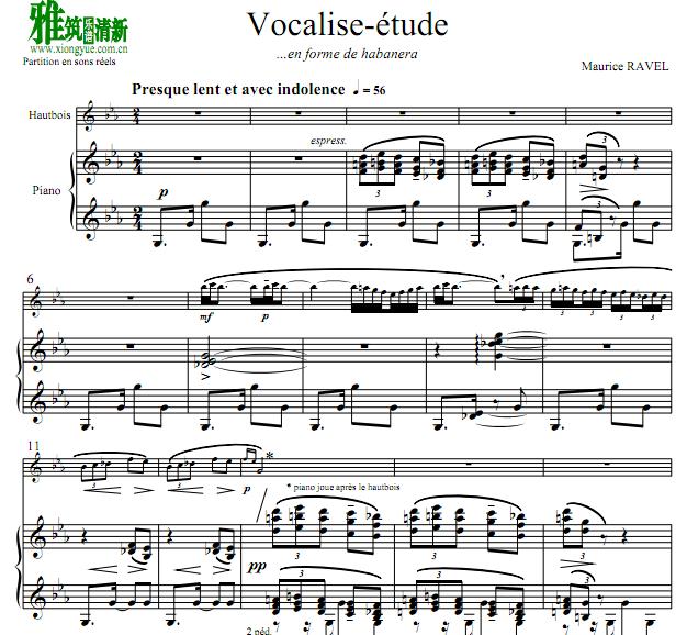 RAVEL  Vocalise-étude ˫ɹٰܸ