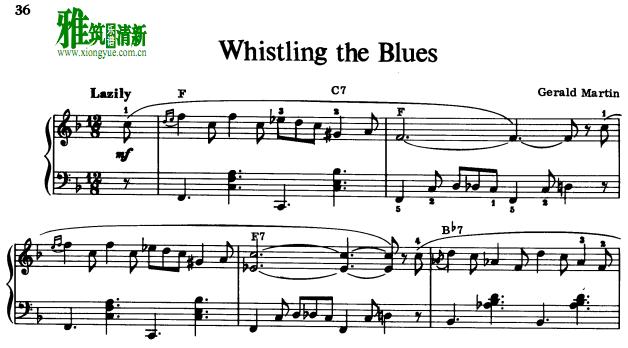 denes agay blues without words 钢琴谱