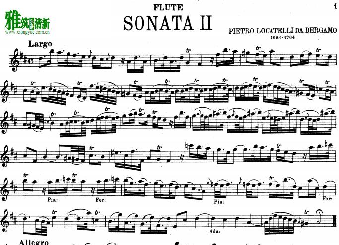 ˰··忨̩ Sonatas Op.2 No2 