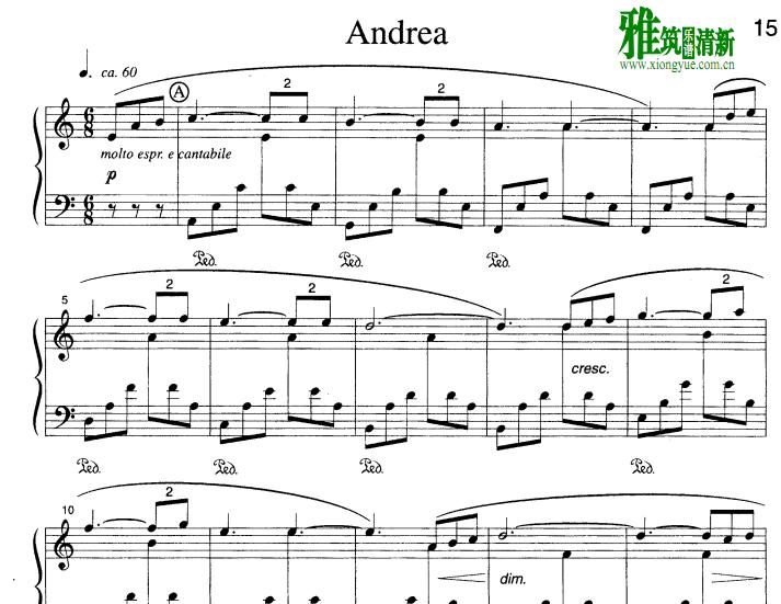 Manfred Schmitz - Andrea钢琴谱