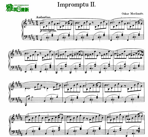 ÷  Op.44 Impromptu2 
