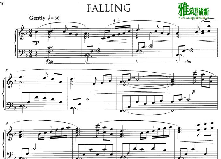 Pam Wedgwood - Falling钢琴谱