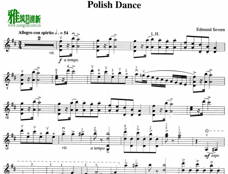 Severn Edmund - Polish Dance С