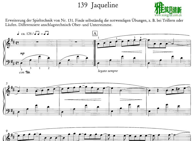 Manfred Schmitz - Jaqueline钢琴谱
