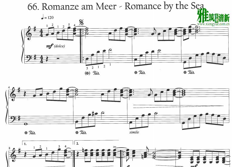 manfred schmitz - Romance by the Sea钢琴谱