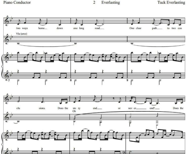 Tuck Everlasting - Everlasting 正谱 钢琴伴奏谱3