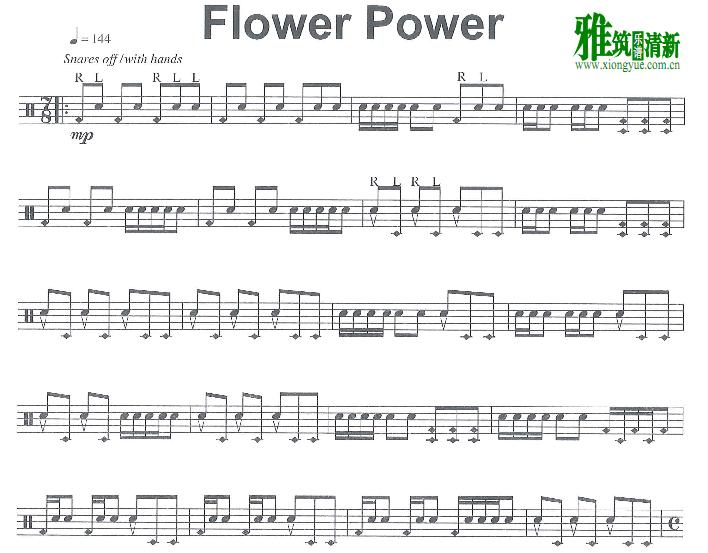 Eckhard Kopetzki - Flower Power小军鼓谱